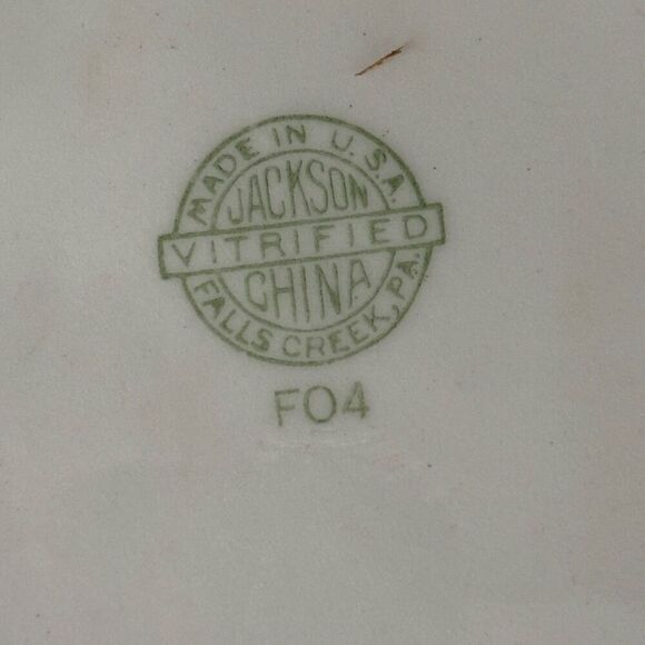 Jackson China B.P.O.E. 349 Elks Lodge DuBois Pa Sectional 10 1/2”  Plate - Picture 7 of 9